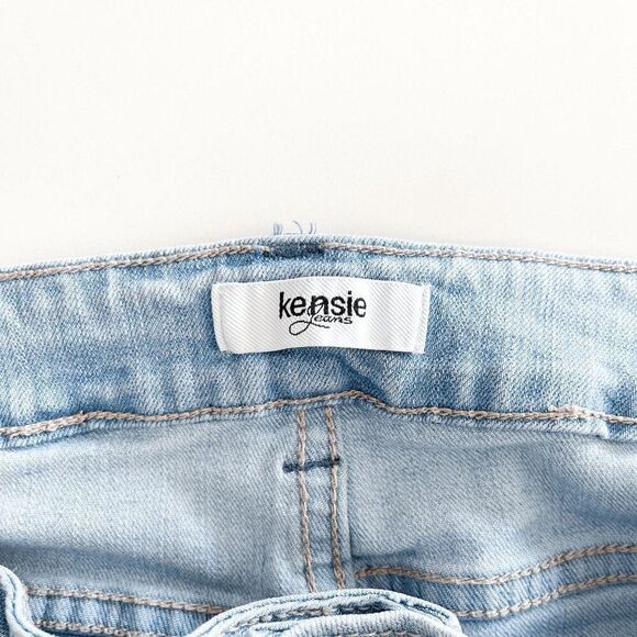 Kensie Womens Light Wash Classic Denim Straight Jeans Blue Size 8 - Picture 5 of 8